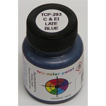 Tru-Color Paint Chicago & Eastern Illinois Late Acrylic Paint; Blue TCP293